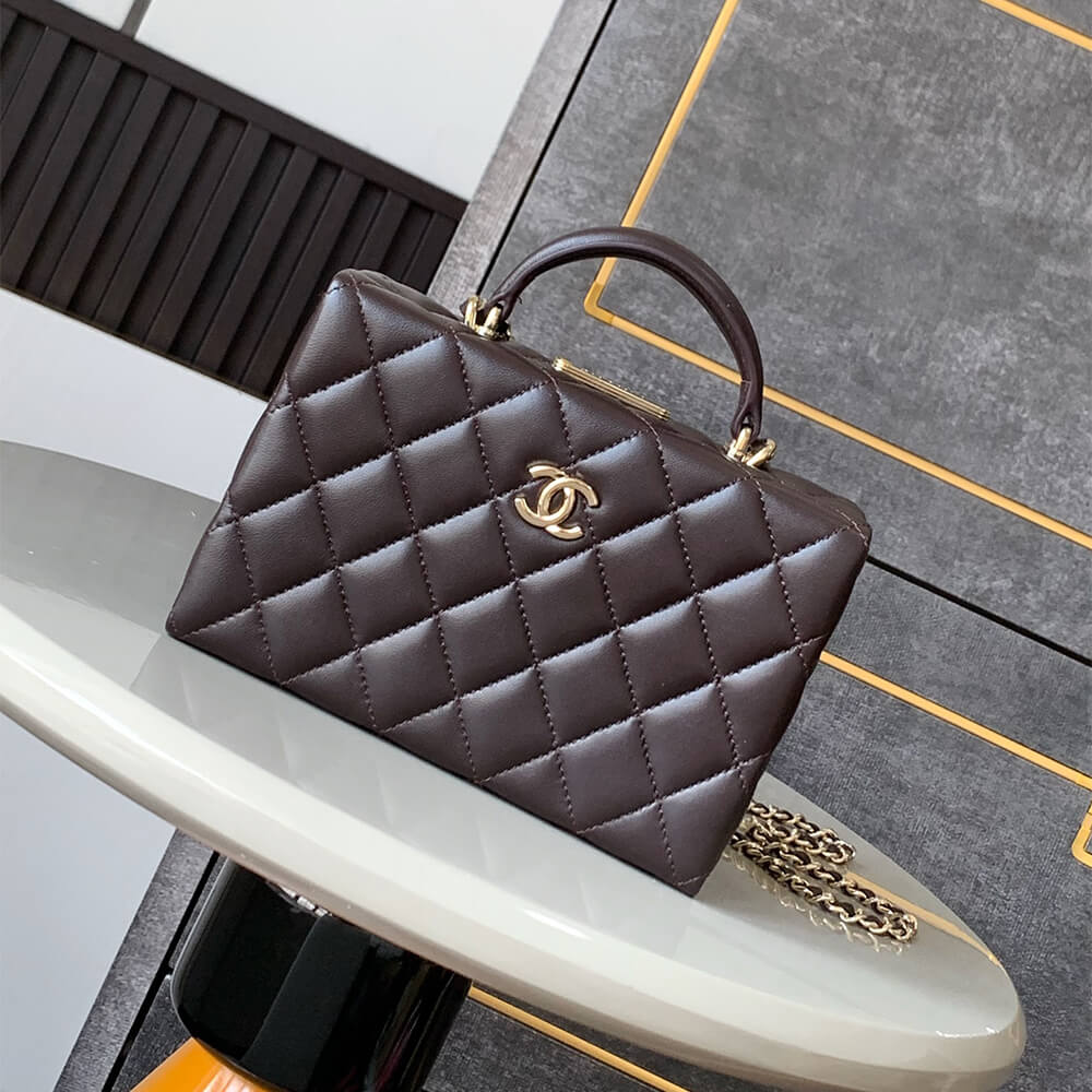 Dark Brown CHANEL small Box Pack (Best
 grade) - Image 2