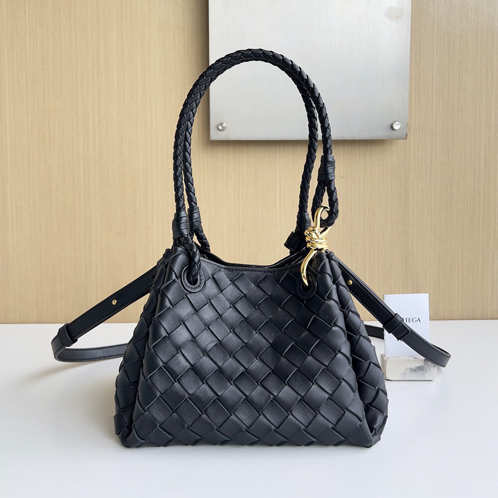 Black Bottega Veneta Small Parachute - Image 2