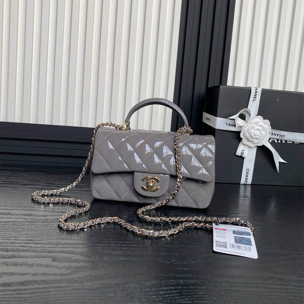 CHANEL Mini Classic Handbag With Top Handle - Image 2