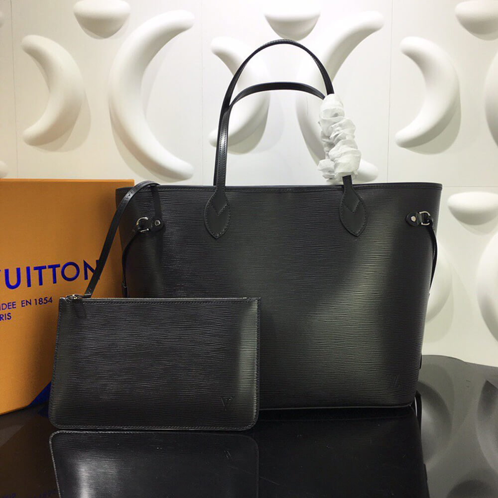 Black Louis Vuitton NEVERFULL MM - Image 2