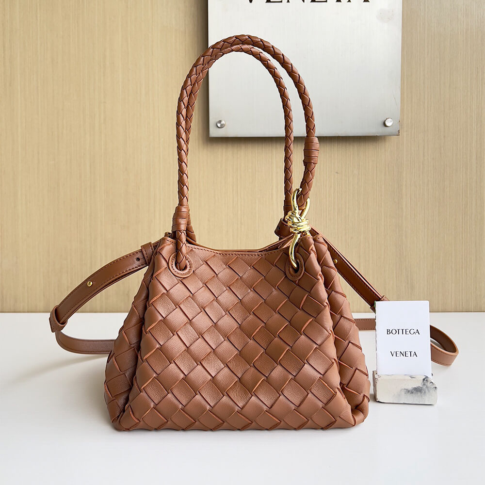Brown Bottega Veneta Small Parachute - Image 2