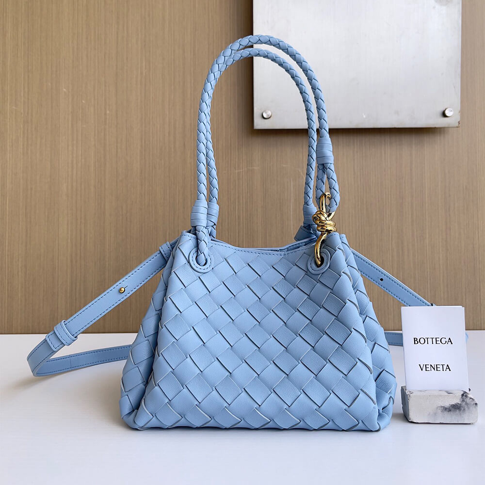 Blue Bottega Veneta Small Parachute - Image 2