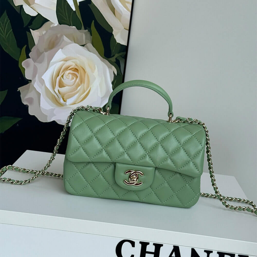 CHANEL Mini Classic Handbag With Top Handle - Image 2