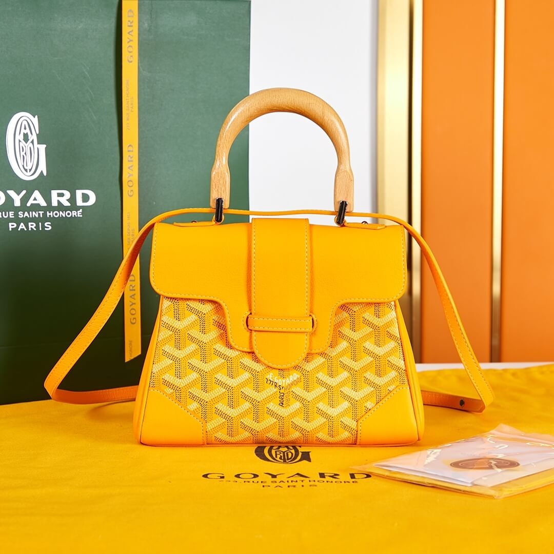 Yellow Goyard Saigon Souple Mini Bag - Image 2