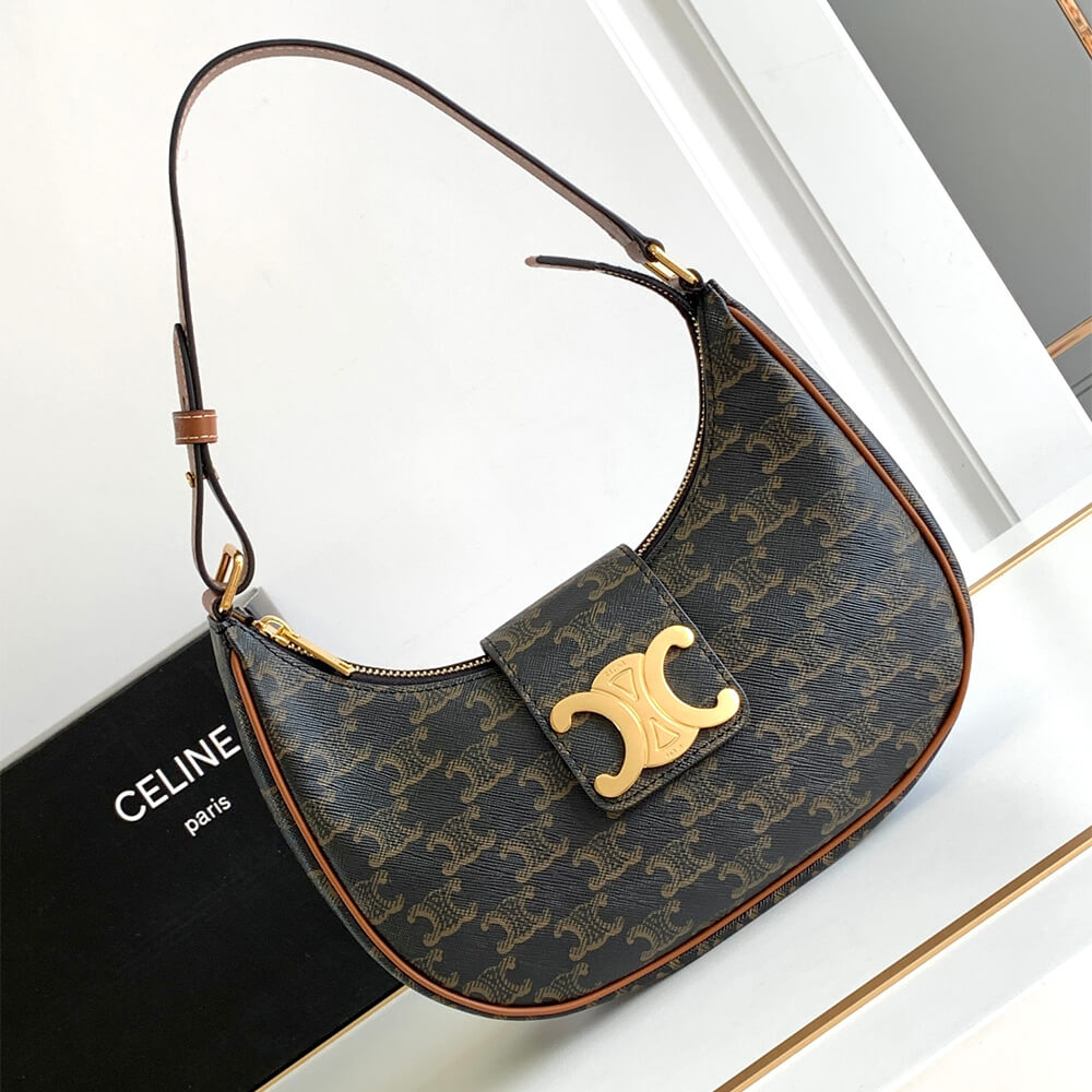 CELINE AVA TRIOMPHE medium bag with logo print - Image 2
