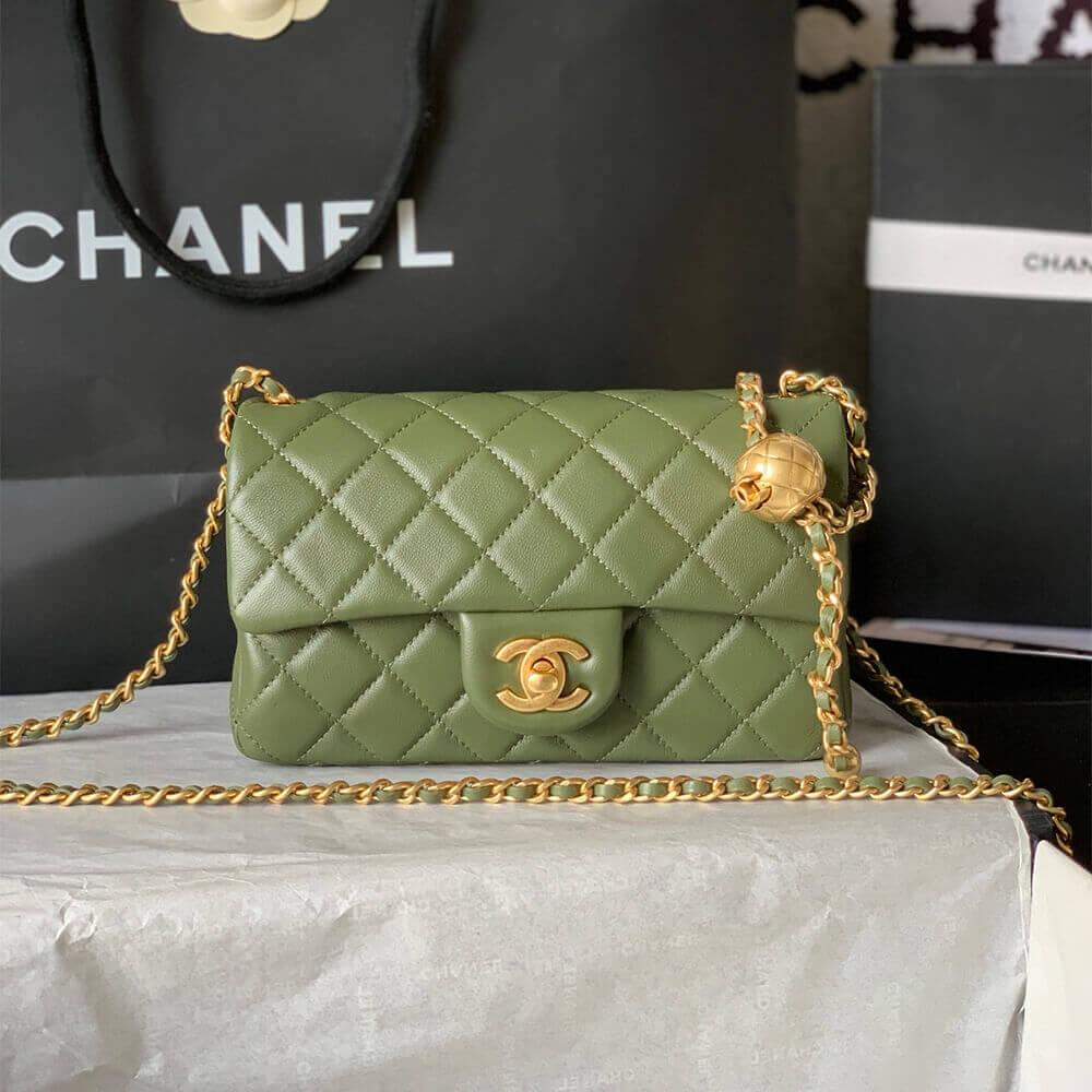 Lambskin Chanel Pearl Crush Mini Rectangular Flap - Image 2