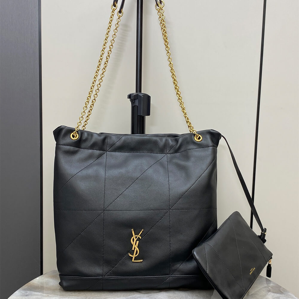Black YSL JAMIE 4.3 POCHON in lambskin - Image 2