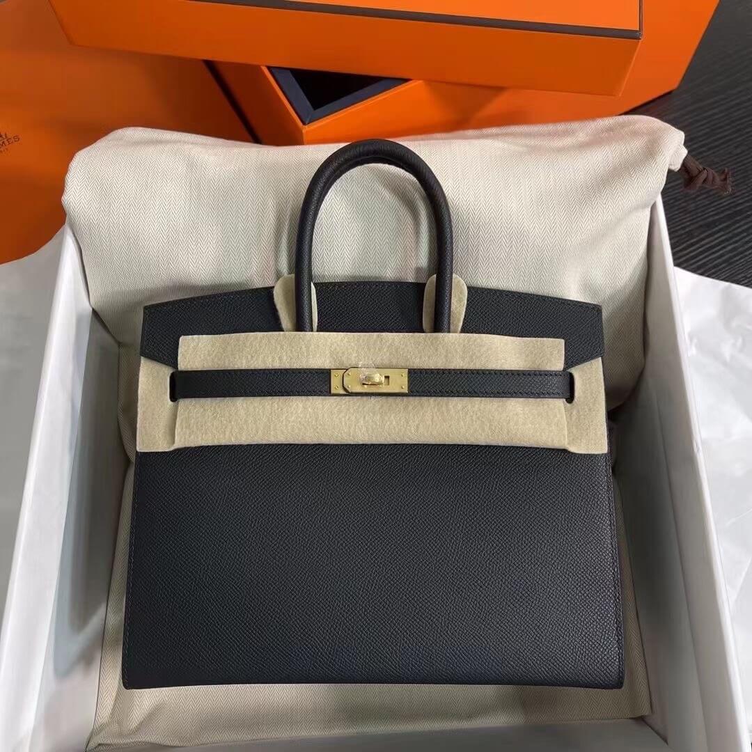 Black Hermes Birkin 25 Sellier (Best
 Grade) - Image 2