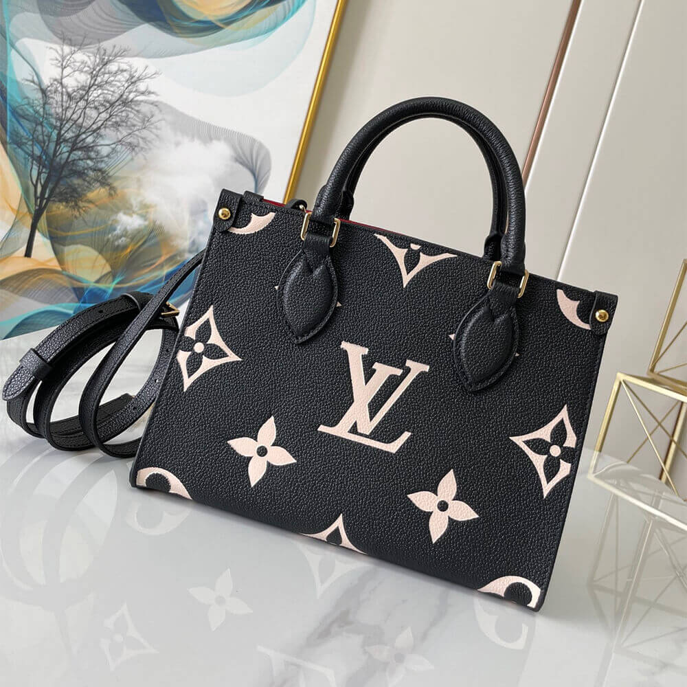 Black/Beige LV OnTheGo PM - Image 2