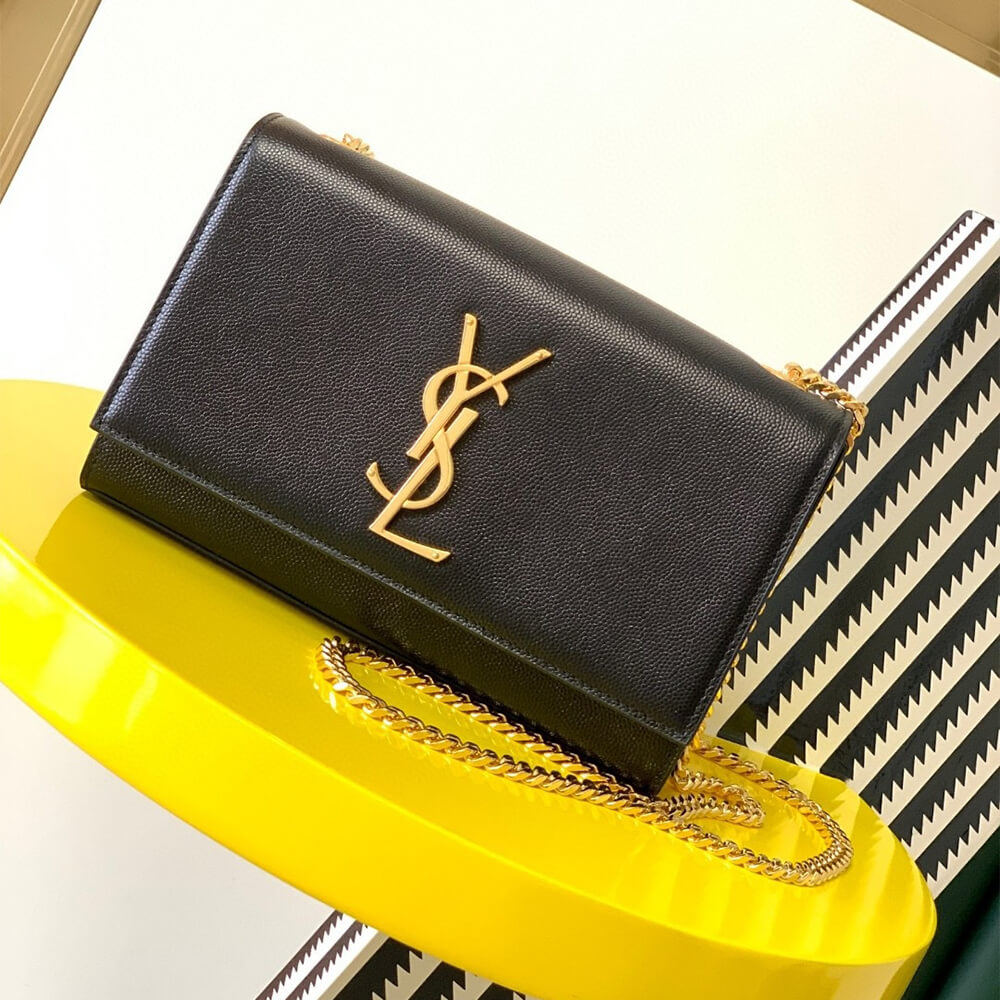 Black YSL KATE SMALL SHOULDER BAG - Image 2