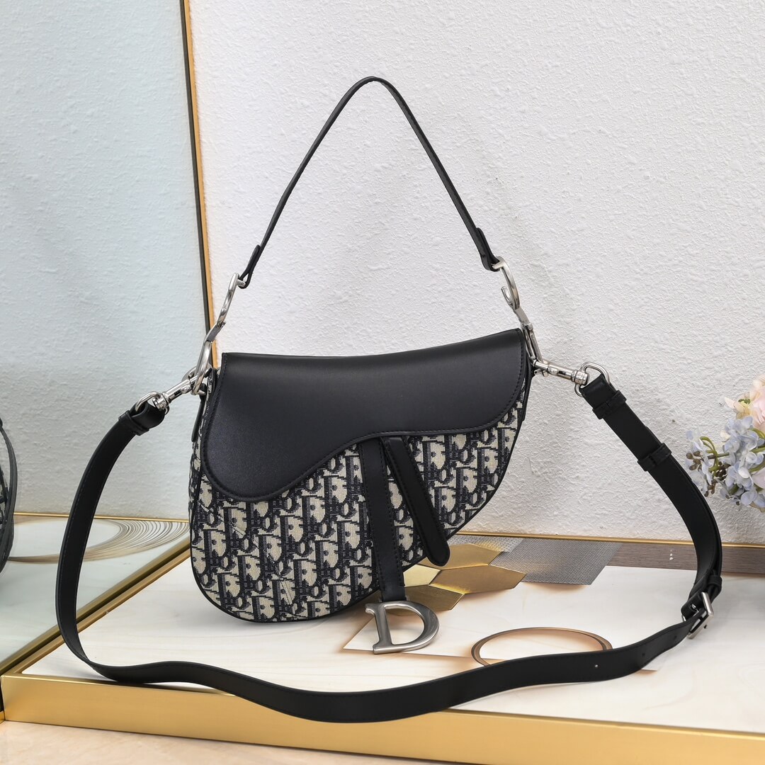 Dior Saddle Bag with Strap - Image 2