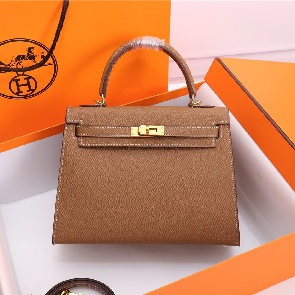 Brown Hermes Kelly 25 - Image 2