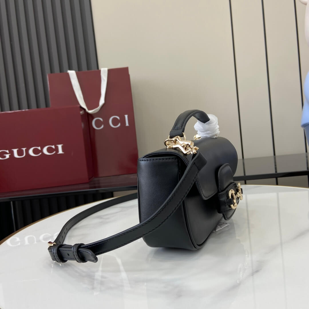 Gucci Horsebit 1955 Soft small top handle bag - Image 3