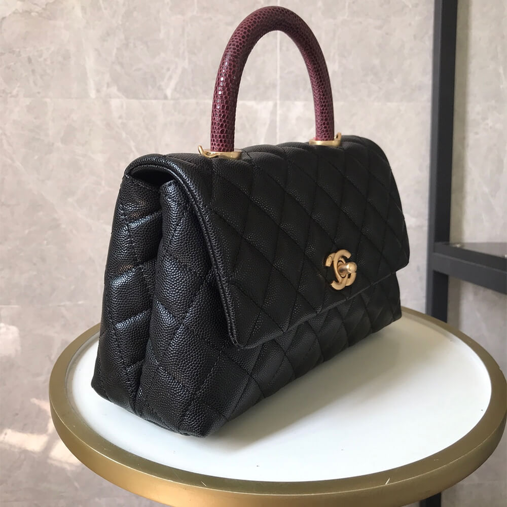Chanel Coco handle flap shoulder bag PM - Image 3