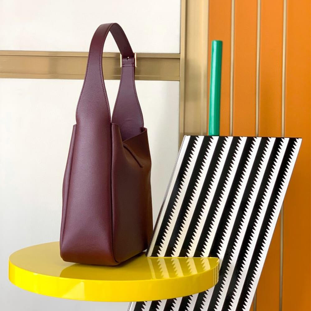 Purple YSL LE 5 A 7 supple SMALL IN GRAINED LEATHER (Best
grade) - Image 3