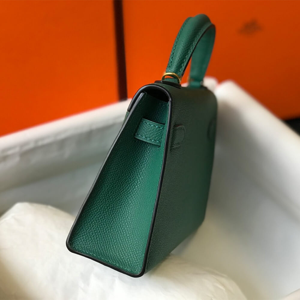 Green Hermes Mini Kelly II (Best
 Grade) - Image 3