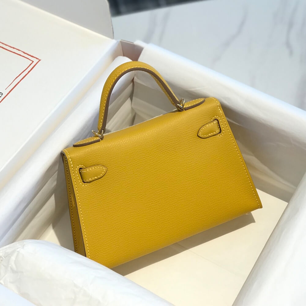 Yellow Hermes Mini Kelly II (Best
 Grade) - Image 3