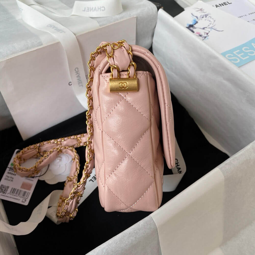 Pink CHANEL MINI FLAP - Image 3