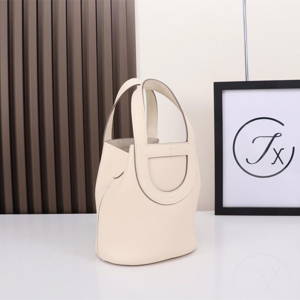 Grey Hermes loop bag - Image 3