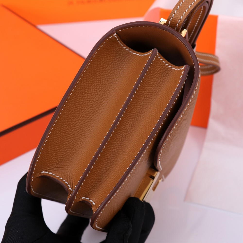 Brown Hermes Constance 19 - Image 3