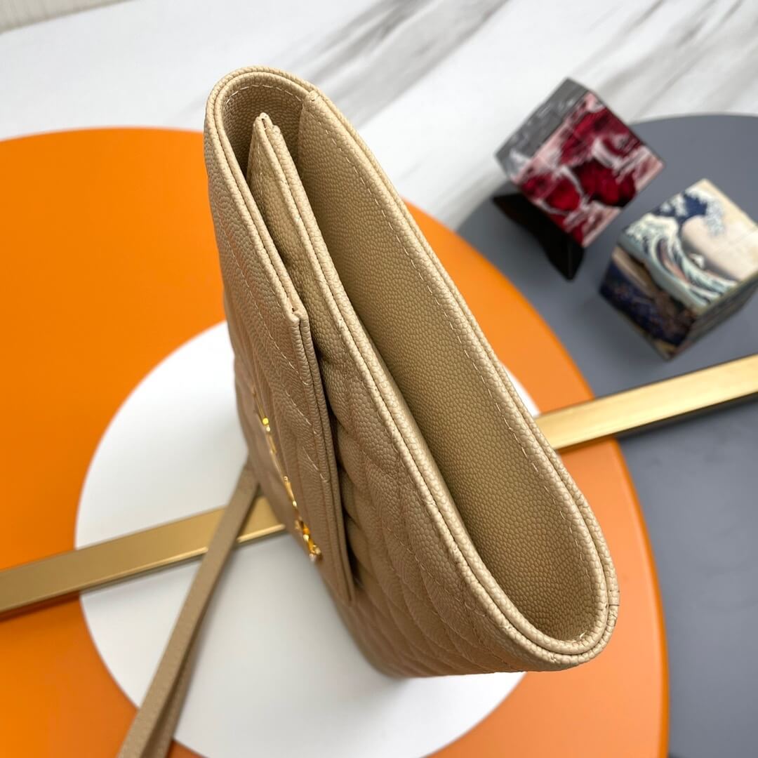 YSL CASSANDRE matelasse leather flap clutch - Image 3