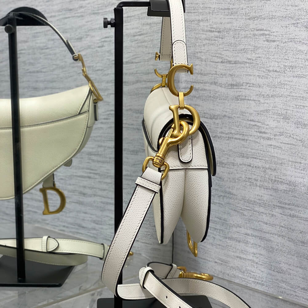 Dior Mini Saddle Bag with Strap - Image 3