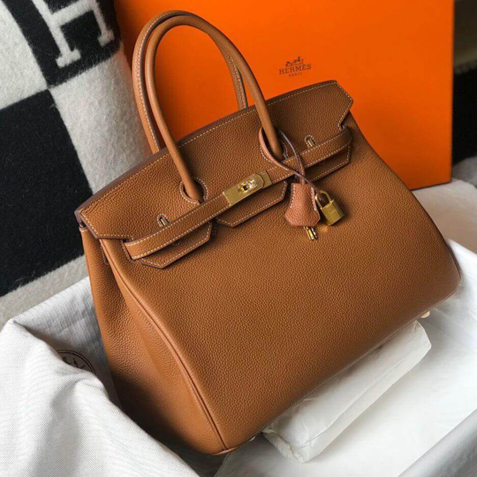 Brown Hermes Birkin 35 - Image 3