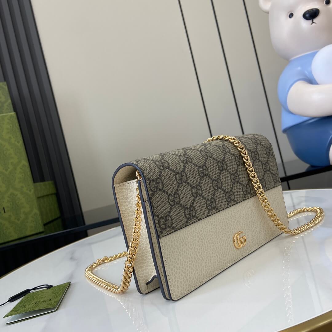 GG Marmont two-tone mini chain bag - Image 3