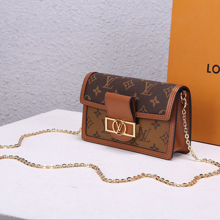 LV Dauphine Chain Wallet - Image 3