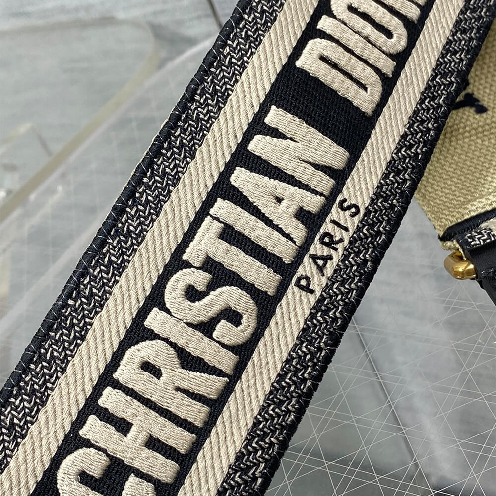 Black Dior Adjustable shoulder strap with loops - Image 3