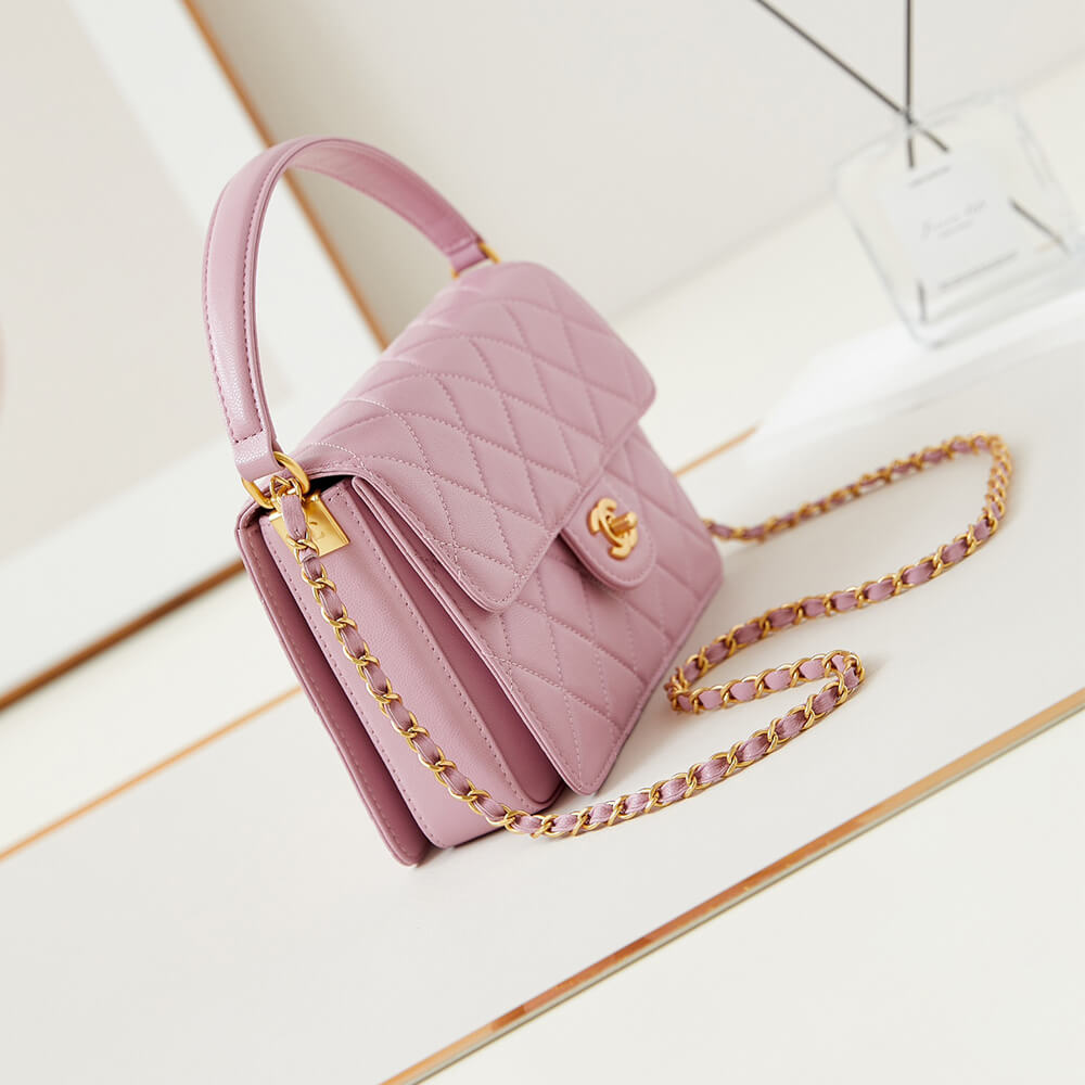 Pink lychee pattern Chanel Large Handbag (Best
 grade) - Image 3