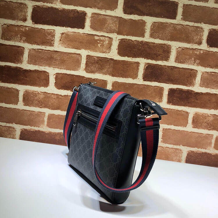 Gucci GG Black Small Messenger Bag - Image 3