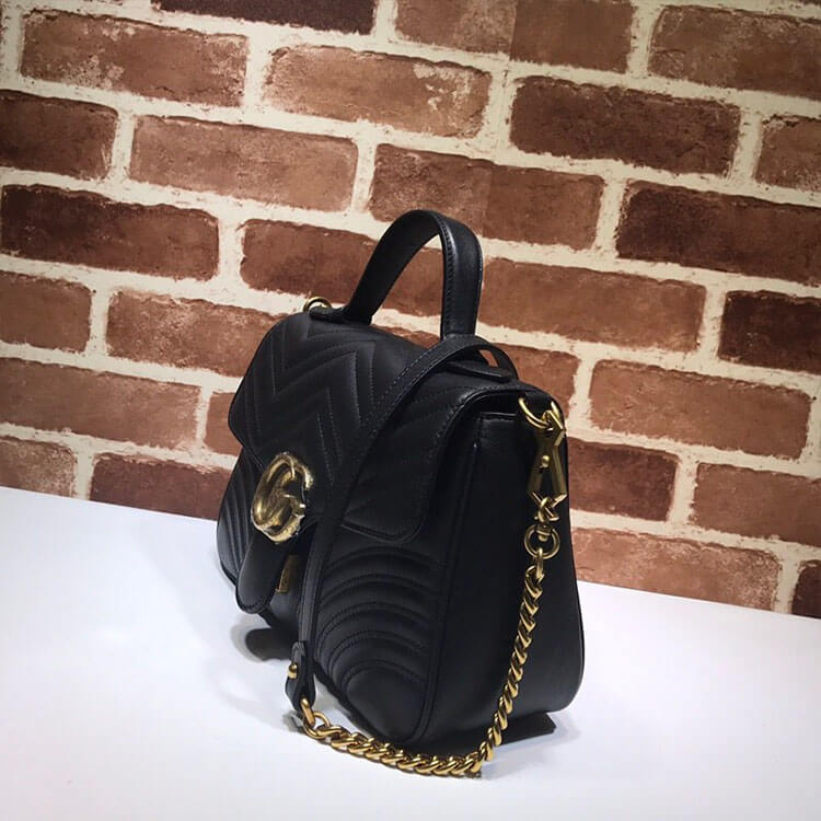 Gucci GG Marmont Small Top Handle Bag - Image 3