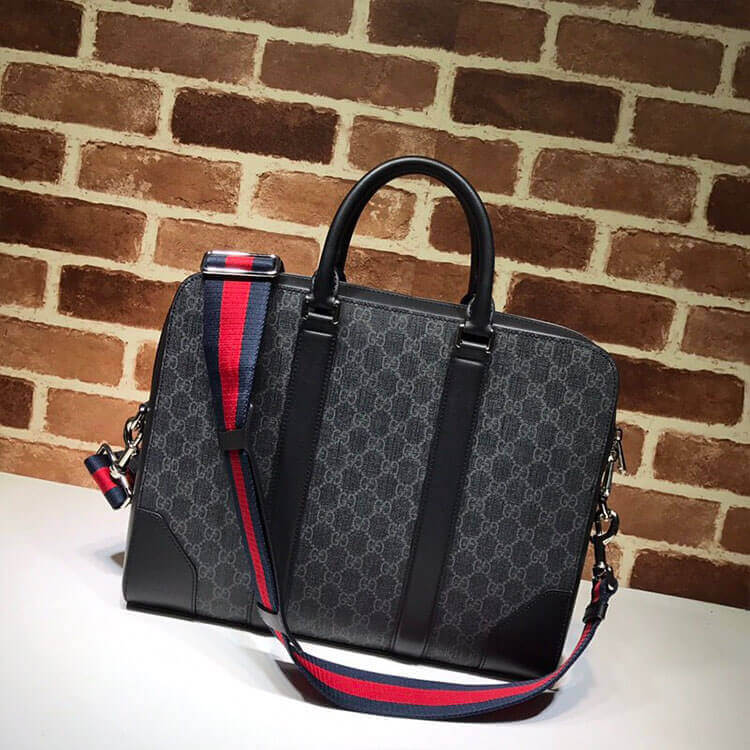 Gucci GG Black Briefcase - Image 3