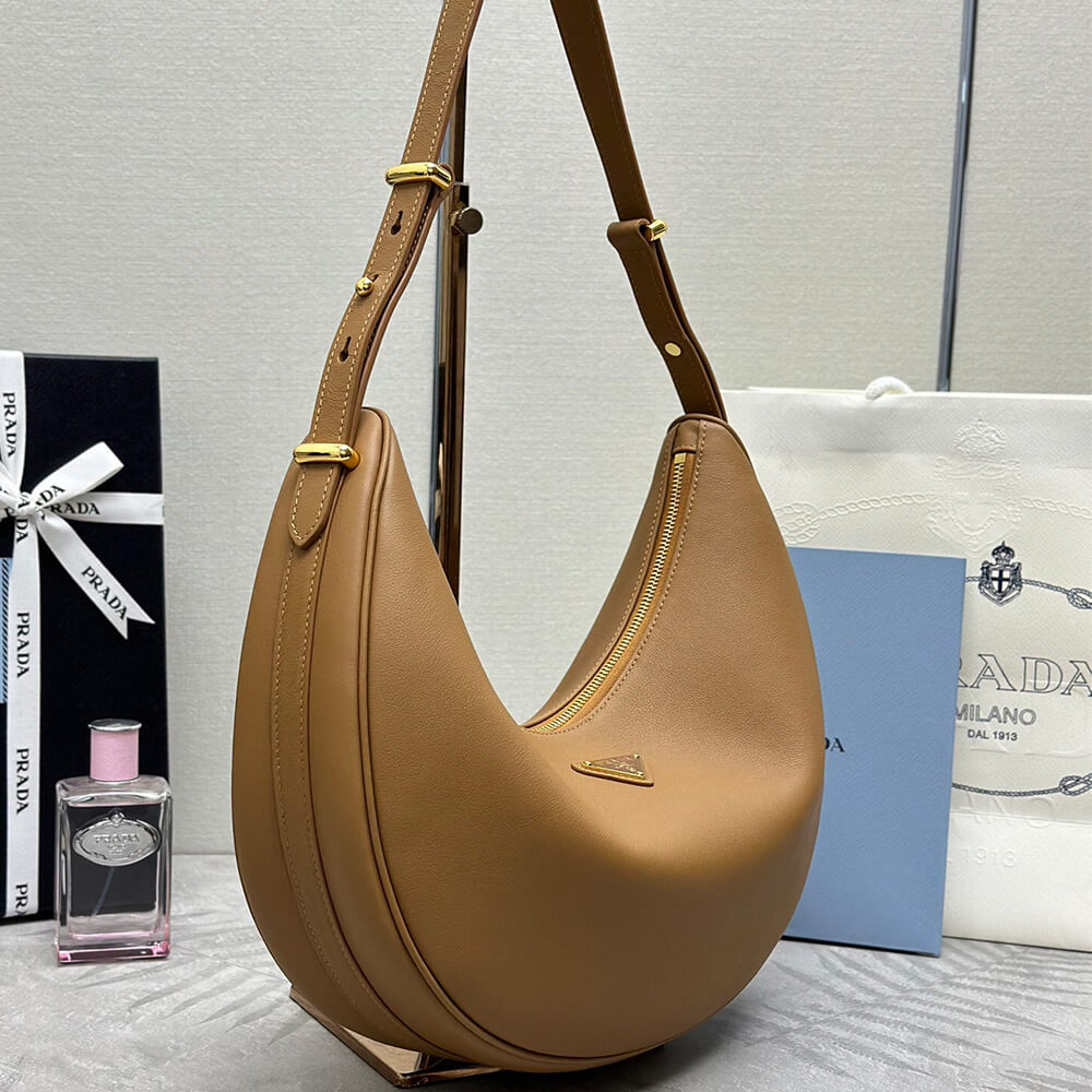 Prada Large leather shoulder bag - Image 3