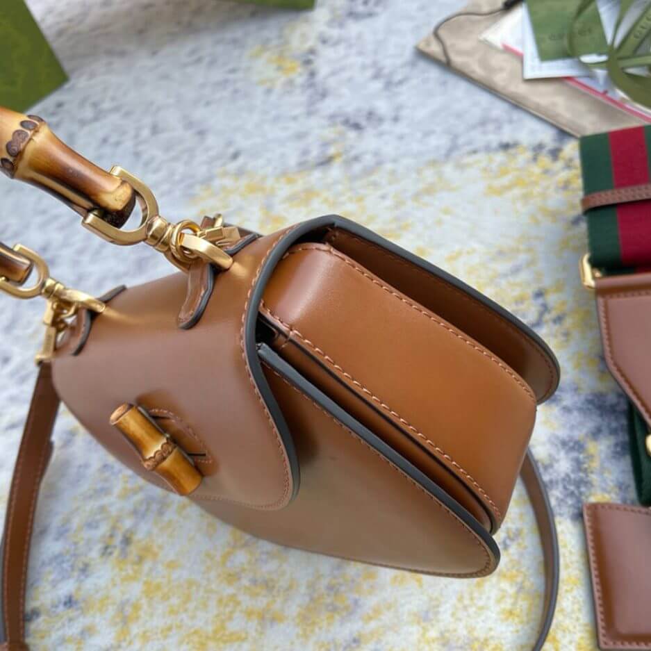 GUCCI BAMBOO 1947 JUMBO GG SMALL TOP HANDLE BAG - Image 3