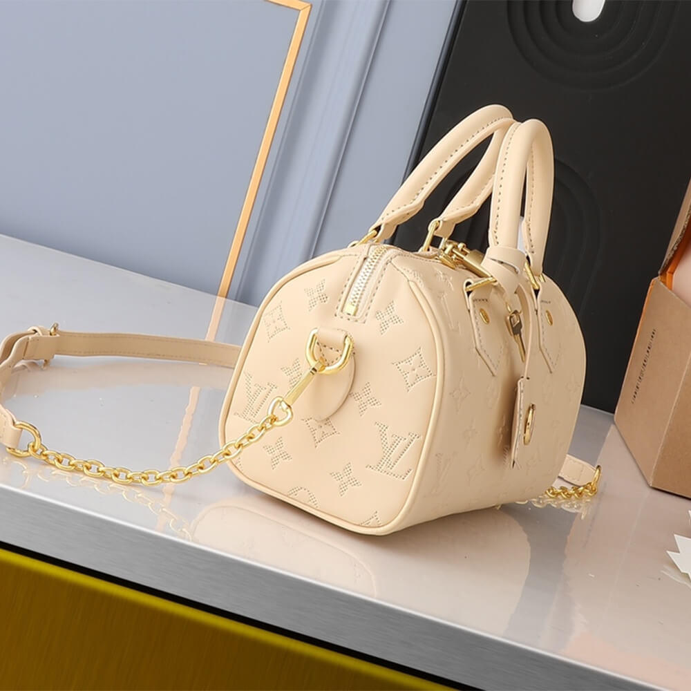 Beige LV Speedy Bandouliere 20 (Best
 grade) - Image 3