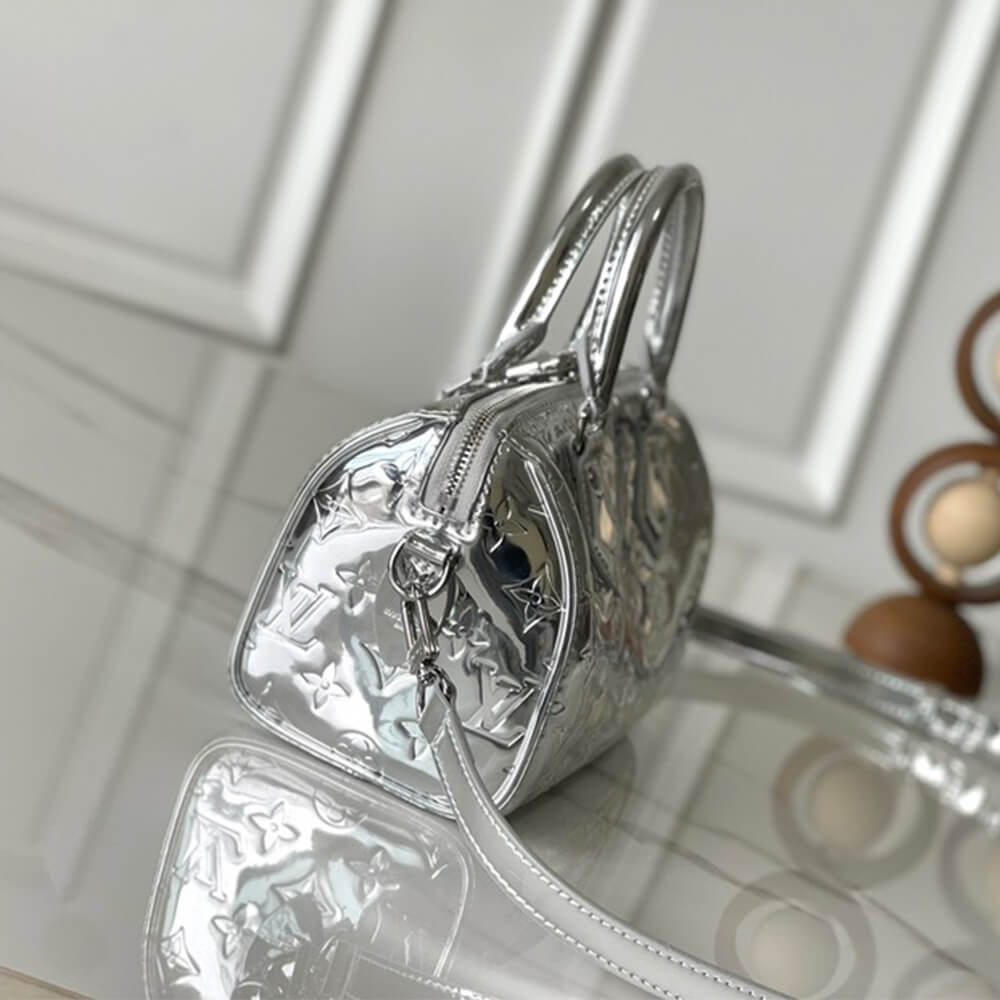 Silver LV Speedy Bandouliere 20 - Image 3