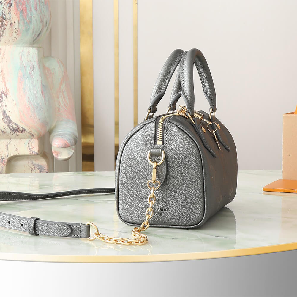 Gun Metal LV Speedy Bandouliere 20 - Image 3