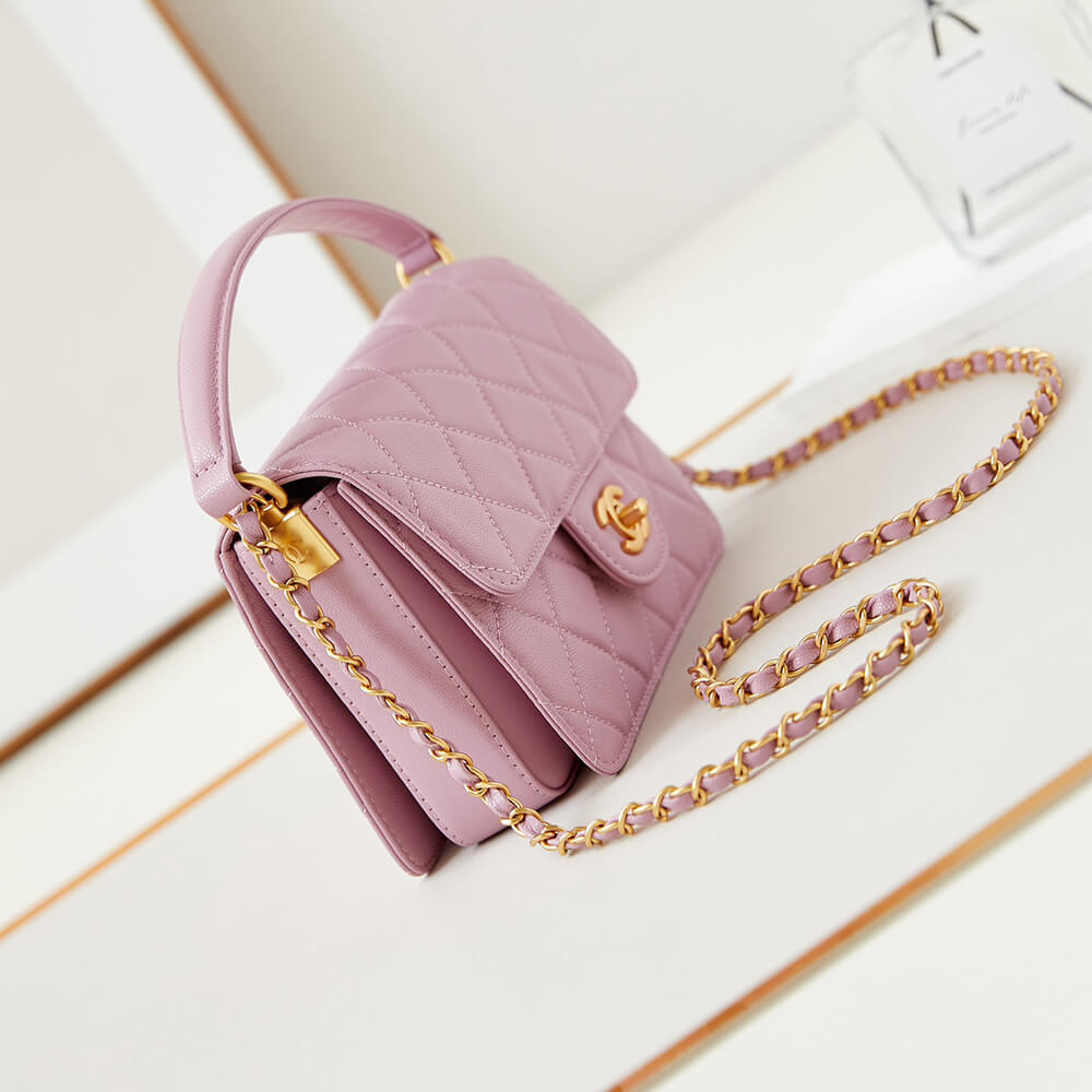 Pink lychee pattern Chanel Small Handbag (Best
 grade) - Image 3