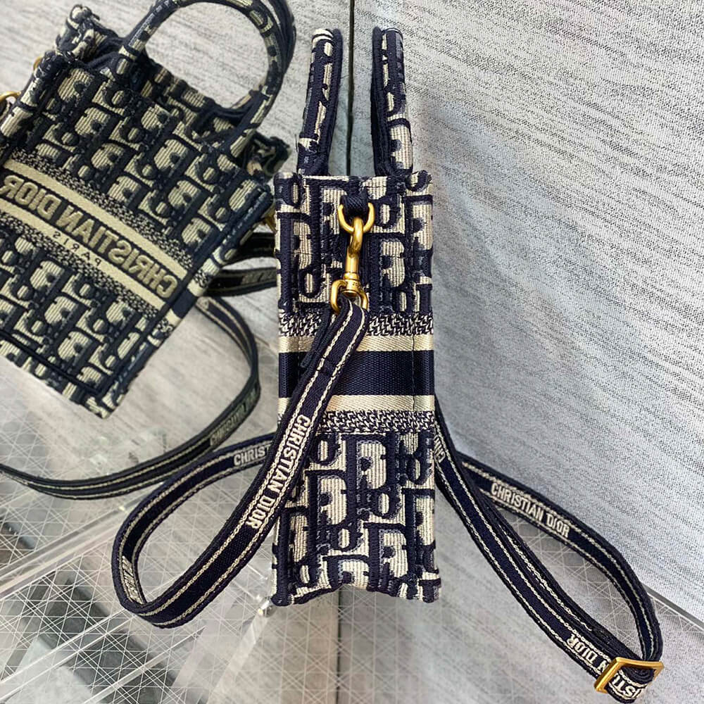 Mini Vertical Dior Book Tote - Image 3