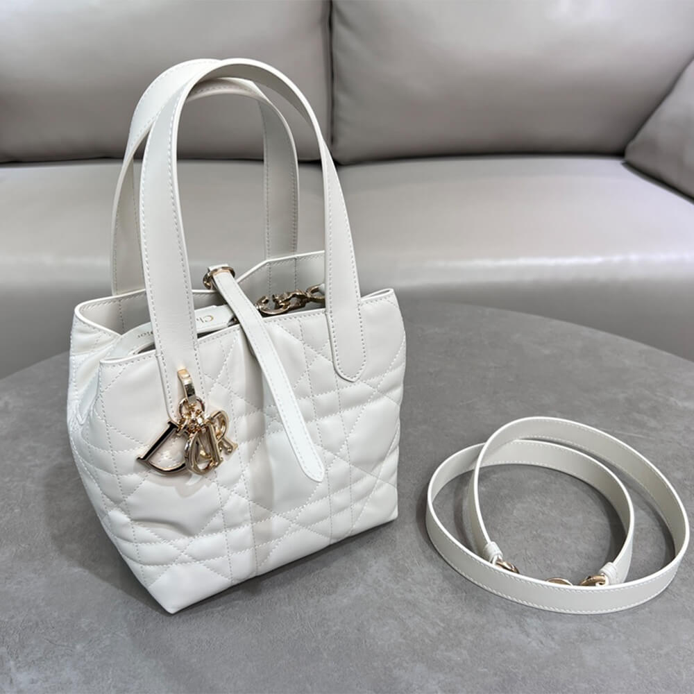 Small Dior Toujours Vertical Tote Bag - Image 3