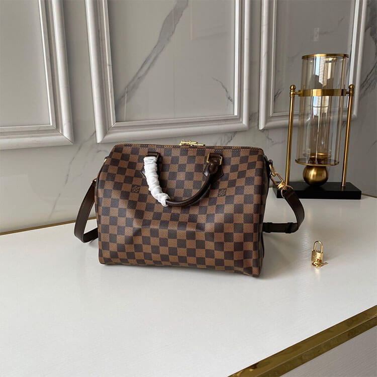 Damier LV Speedy Bandouliere 30 Handbag - Image 3