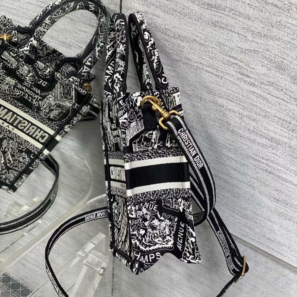Mini Vertical Dior Book Tote - Image 3