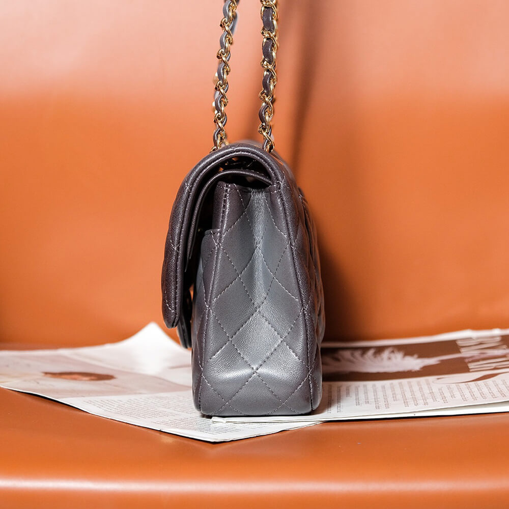 Grey CHANEL CLASSIC 11.12 HANDBAG (Best
 grade) - Image 3