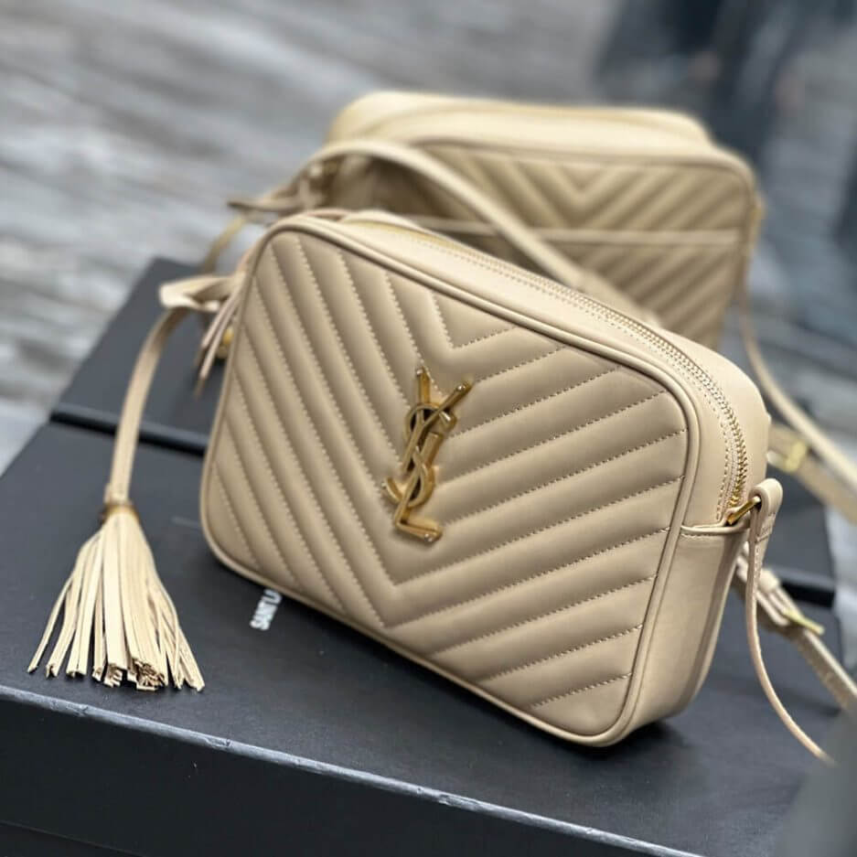 IVOIRE YSL LOU CAMERA BAG IN QUILTED LEATHER - Image 3