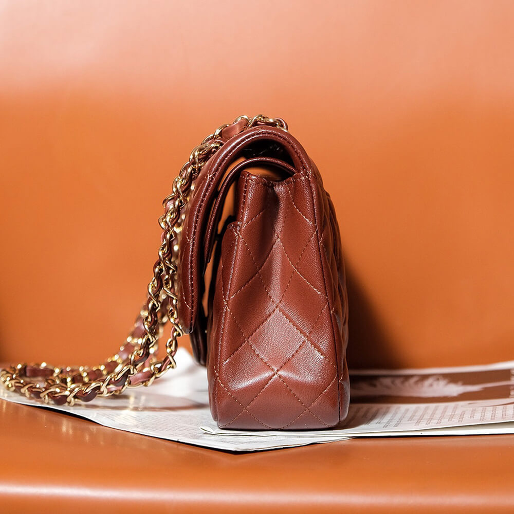 Brown CHANEL CLASSIC 11.12 HANDBAG (Best
 grade) - Image 3