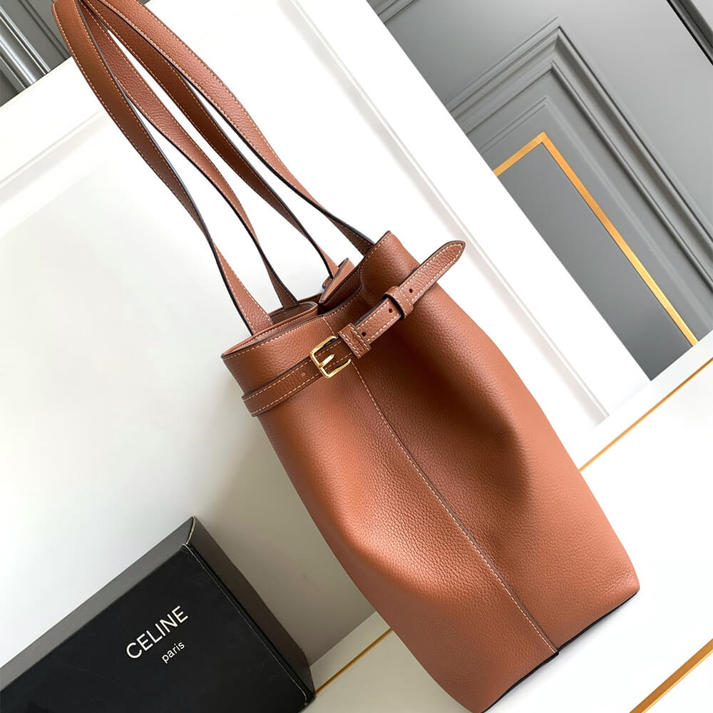 CELINE CABAS ANA?S Medium bag in grained calfskin - Image 3