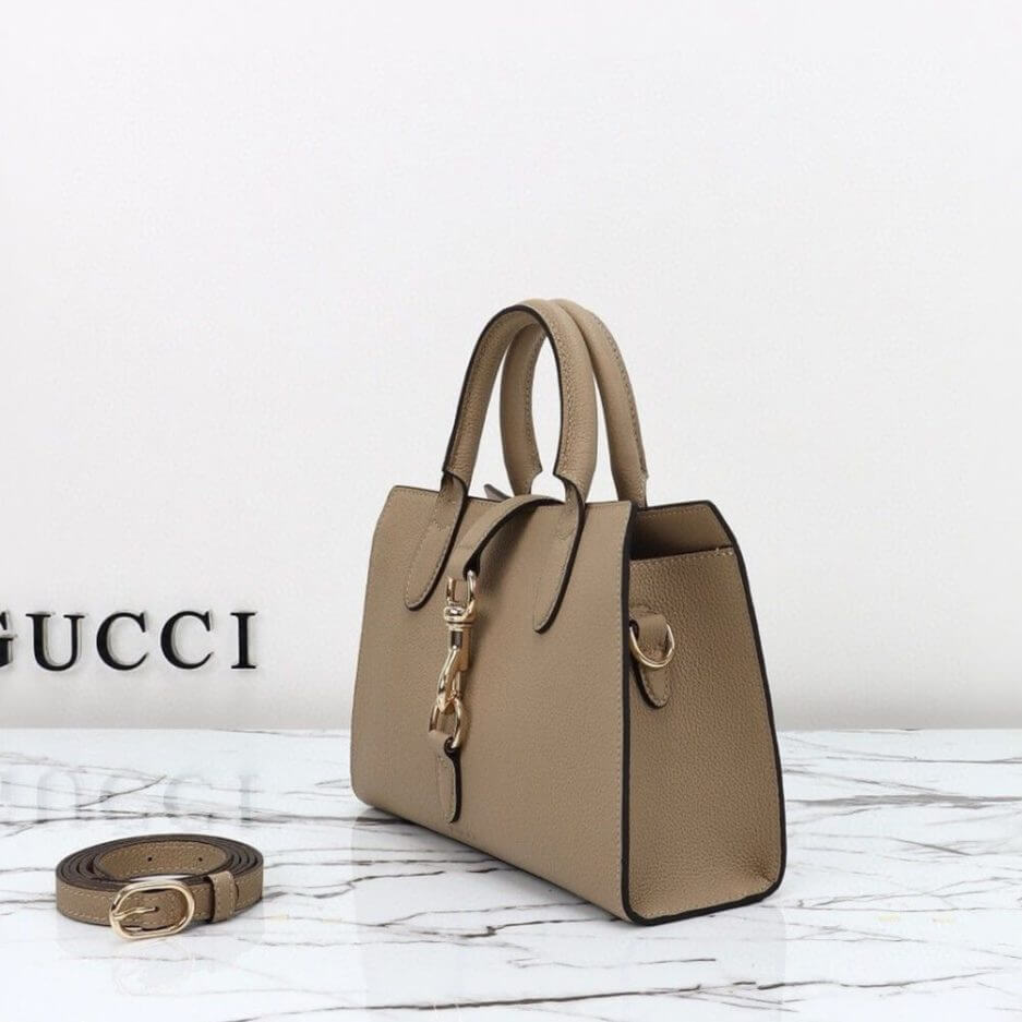 GUCCI SMALL TOTE BAG WITH HOOK CLOSURE - Image 3