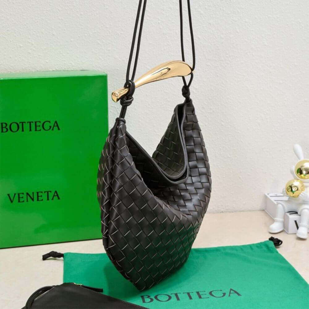 Black Bottega Veneta Medium Sardine Handbag - Image 3